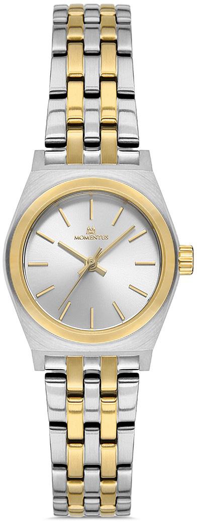 Momentus CW127T-02SG 26 mm Altın-Gri Çelik Kordon Analog Kadın Kol Saati
