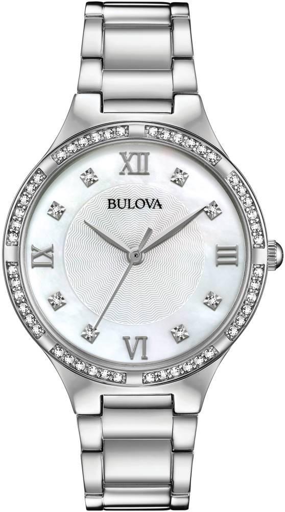 Bulova 96L262 34 mm Gri Çelik Kordon Analog Kadın Kol Saati