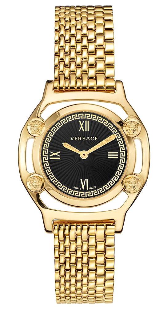 Versace VRSCVEVF00520 36 mm Altın Çelik Kordon Analog Kadın Kol Saati