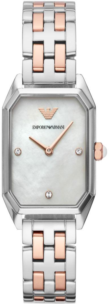Emporio Armani AR11146 24 mm Gri-Rose Gold Çelik Kordon Analog Kadın Kol Saati
