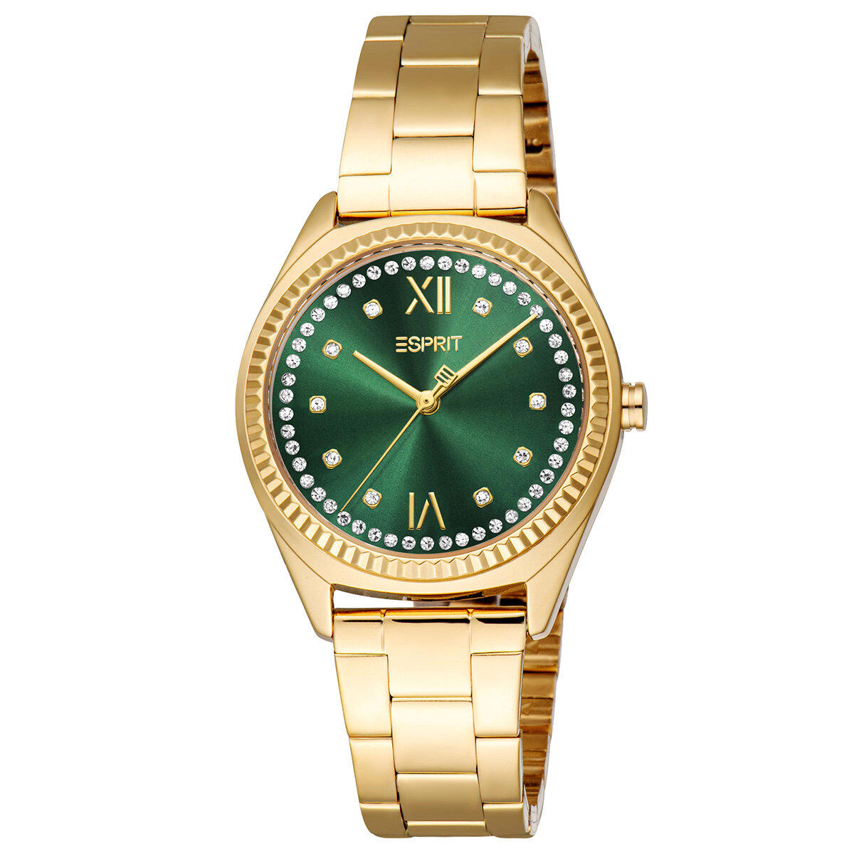 Esprit ES1L403M1365 32 mm Altın Çelik Kordon Analog Kadın Kol Saati