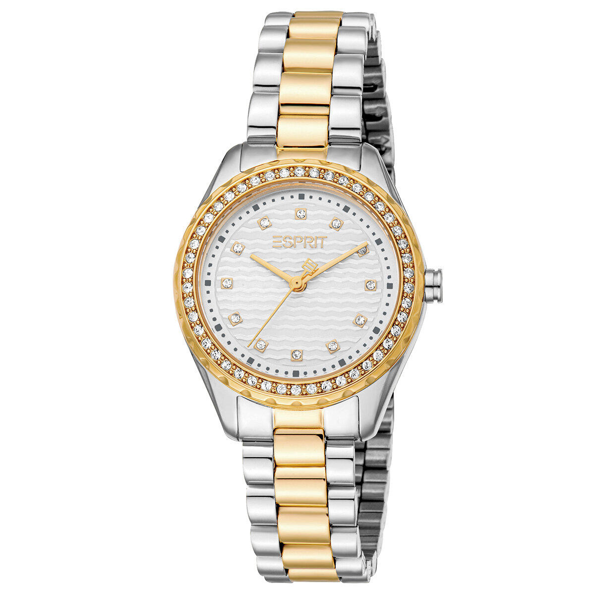 Esprit ES1L452M0055 30 mm Altın-Gri Çelik Kordon Analog Kadın Kol Saati