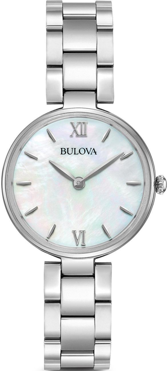 Bulova 96L229 27 mm Gri Çelik Kordon Analog Kadın Kol Saati