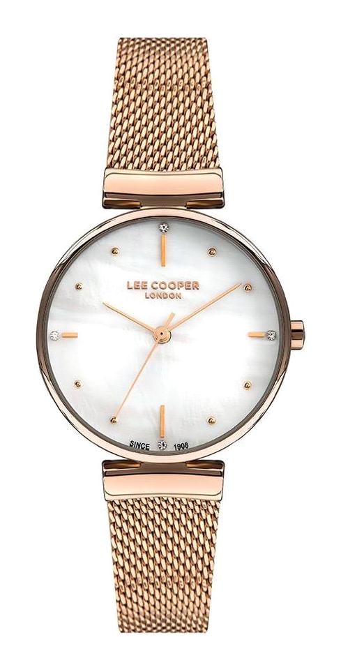 Lee Cooper LC07231.420 40 mm Rose Gold Metal Kordon Analog Kadın Kol Saati