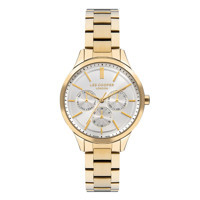 Lee Cooper LC07865.130 Takvimli 36 mm Altın Çelik Kordon Analog Kadın Kol Saati