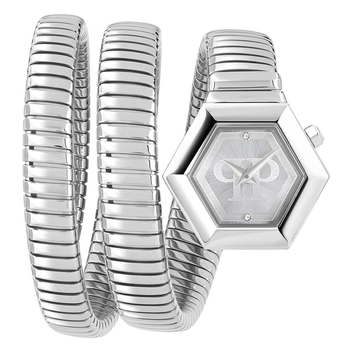 Philipp Plein PWZAA0123 28 mm Gri Çelik Kordon Analog Kadın Kol Saati