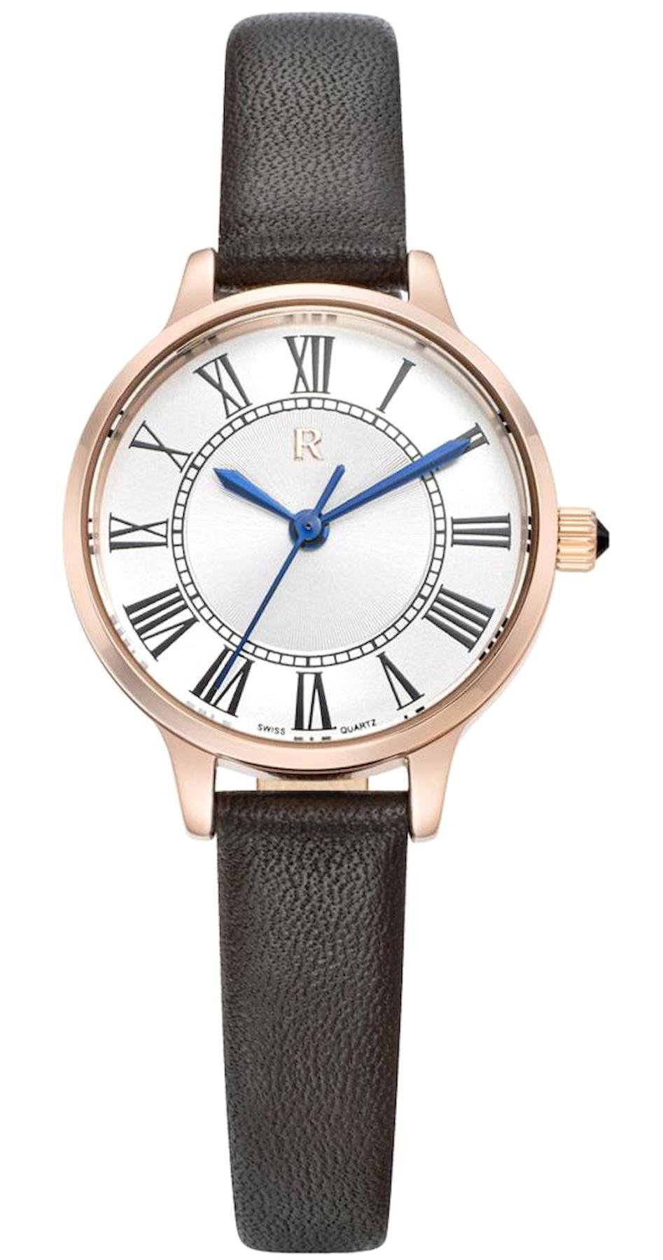 Romanson RL1B25LLNRAS5U 26 mm Kahverengi Deri Kordon Analog Kadın Kol Saati
