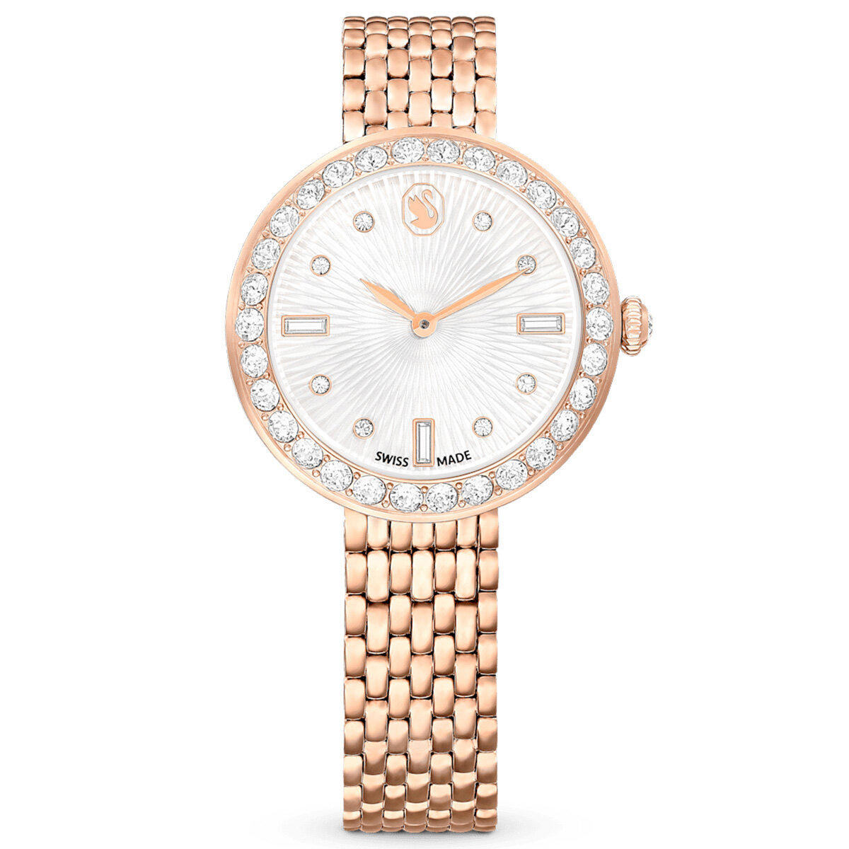 Swarovski SWR5672981 30 mm Rose Gold Metal Kordon Analog Kadın Kol Saati