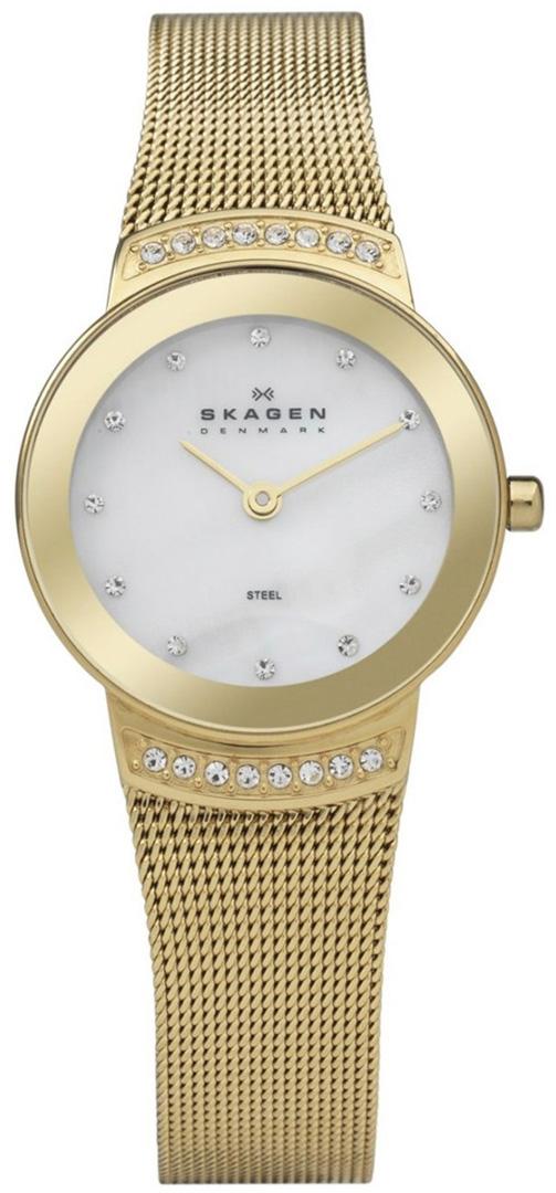 Skagen SKA812SGG 41 mm Altın Çelik Kordon Analog Kadın Kol Saati