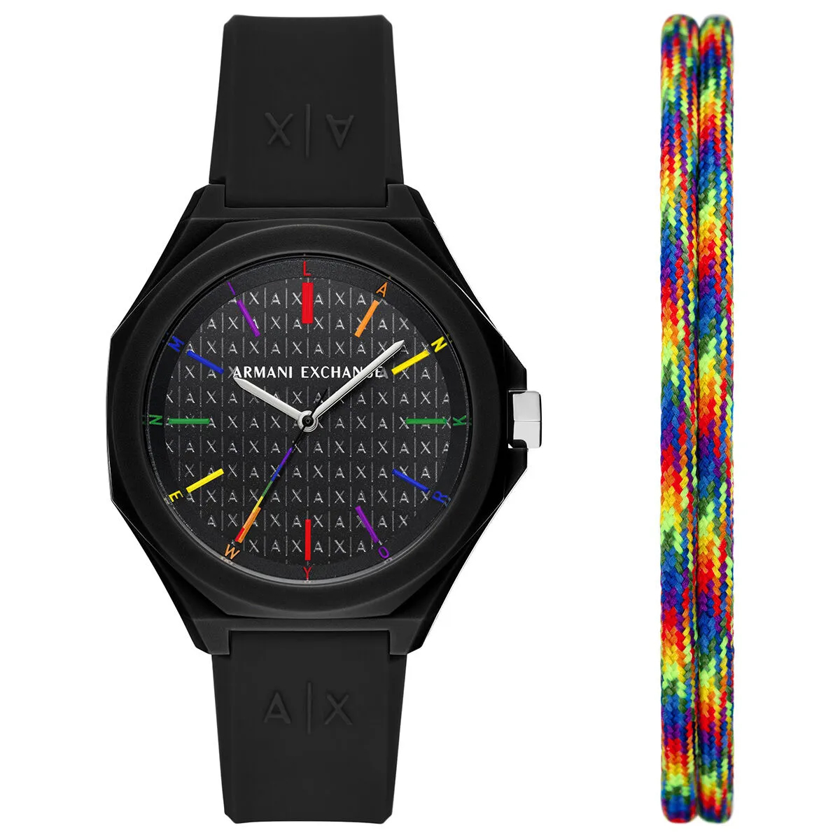 Armani Exchange AX7158 40 mm Siyah Silikon Kordon Analog Kadın Kol Saati