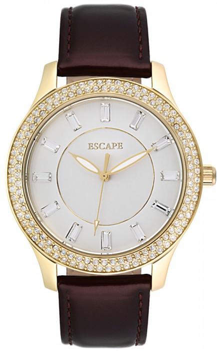 Escape EC1052-111 34 mm Kahverengi Deri Kordon Analog Kadın Kol Saati