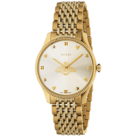 Gucci YA1264155 36 mm Altın Çelik Kordon Analog Kadın Kol Saati