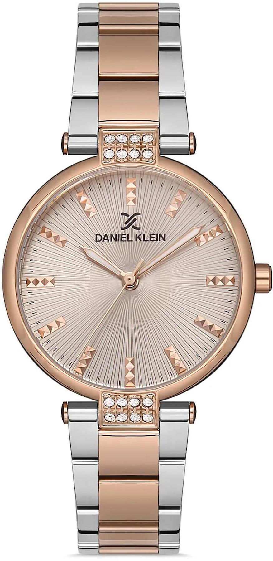 Daniel Klein DK.1.12921.7 34 mm Gri-Rose Gold Çelik Kordon Analog Kadın Kol Saati