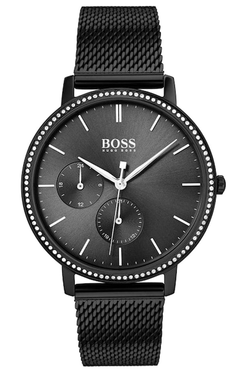 Hugo Boss HB1502521 35 mm Siyah Çelik Kordon Analog Kadın Kol Saati