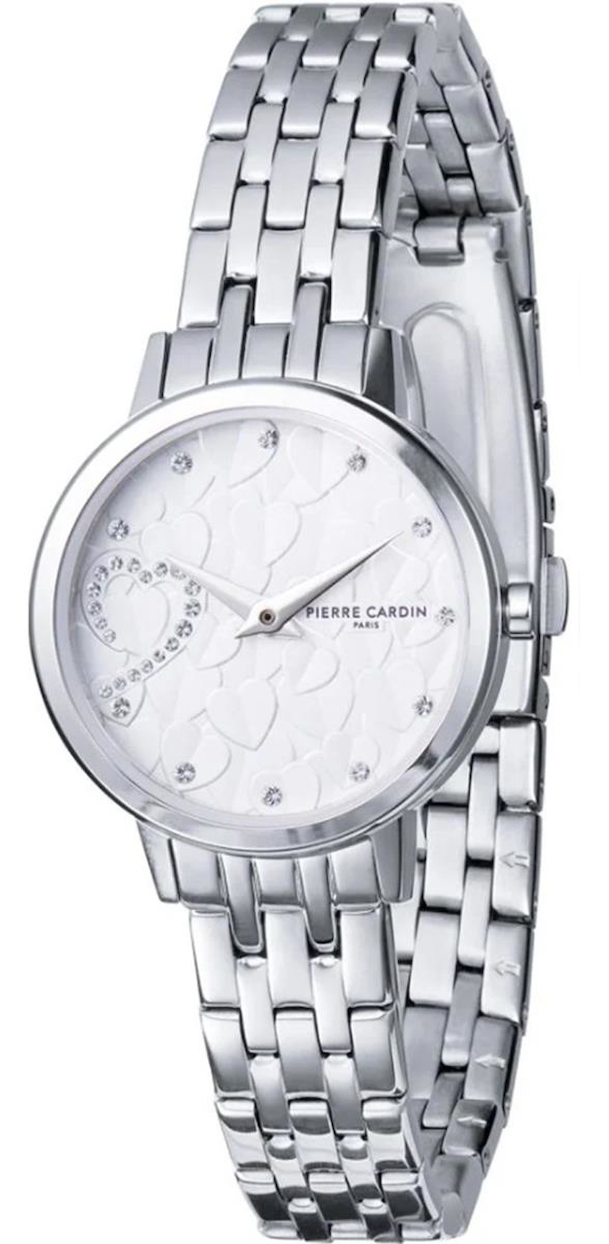 Pierre Cardin CBL.0013.V 28 mm Gri Çelik Kordon Analog Kadın Kol Saati