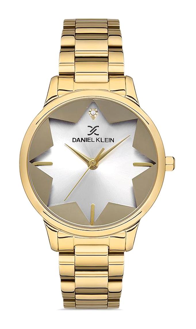 Daniel Klein EDK.1.10140.2 20 mm Altın Çelik Kordon Analog Kadın Kol Saati