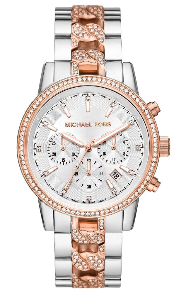 M&K MK6938 Takvimli 41 mm Rose Gold Metal Kordon Analog Kadın Kol Saati
