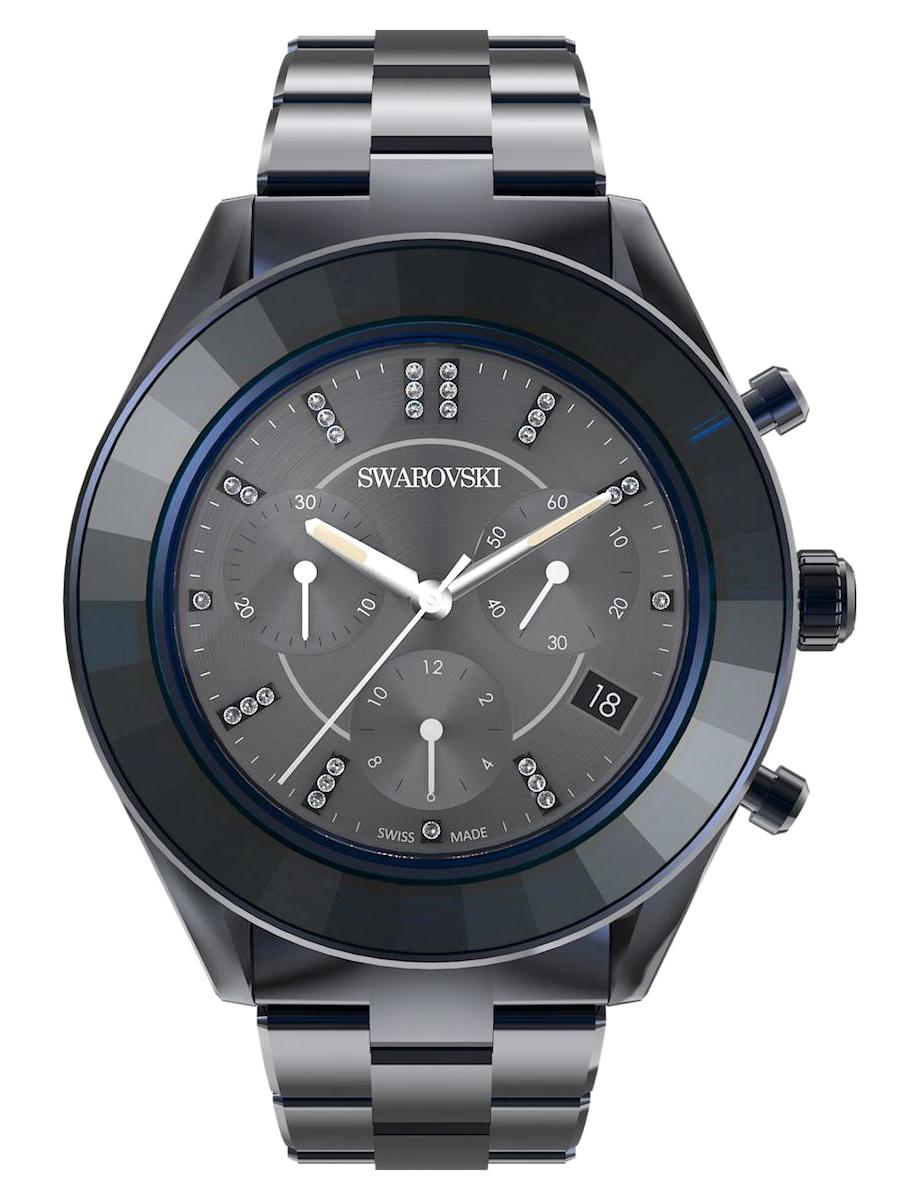 Swarovski 5610475 36-40 mm Siyah Çelik Kordon Analog Kadın Kol Saati