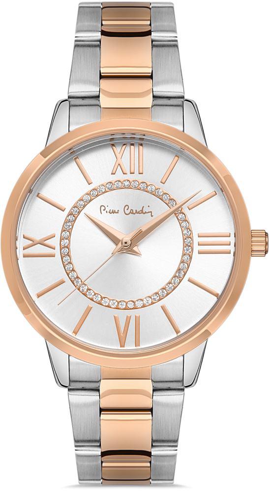 Pierre Cardin PC800202F04 36 mm Gri-Rose Gold Çelik Kordon Analog Kadın Kol Saati