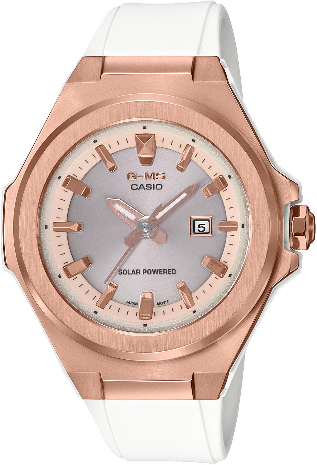 Casio MSG-S500G-7A2 Takvimli 38.8 mm Beyaz Silikon Kordon Analog Kadın Kol Saati