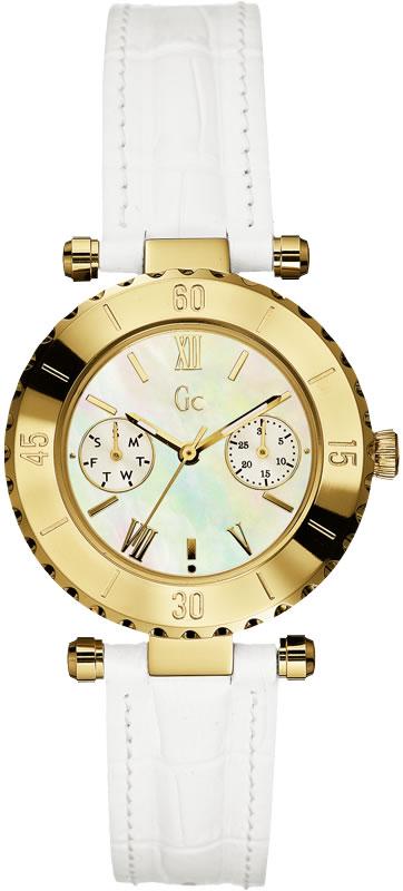 Guess GCI25039L1 Takvimli 36 mm Beyaz Metal Kordon Analog Kadın Kol Saati