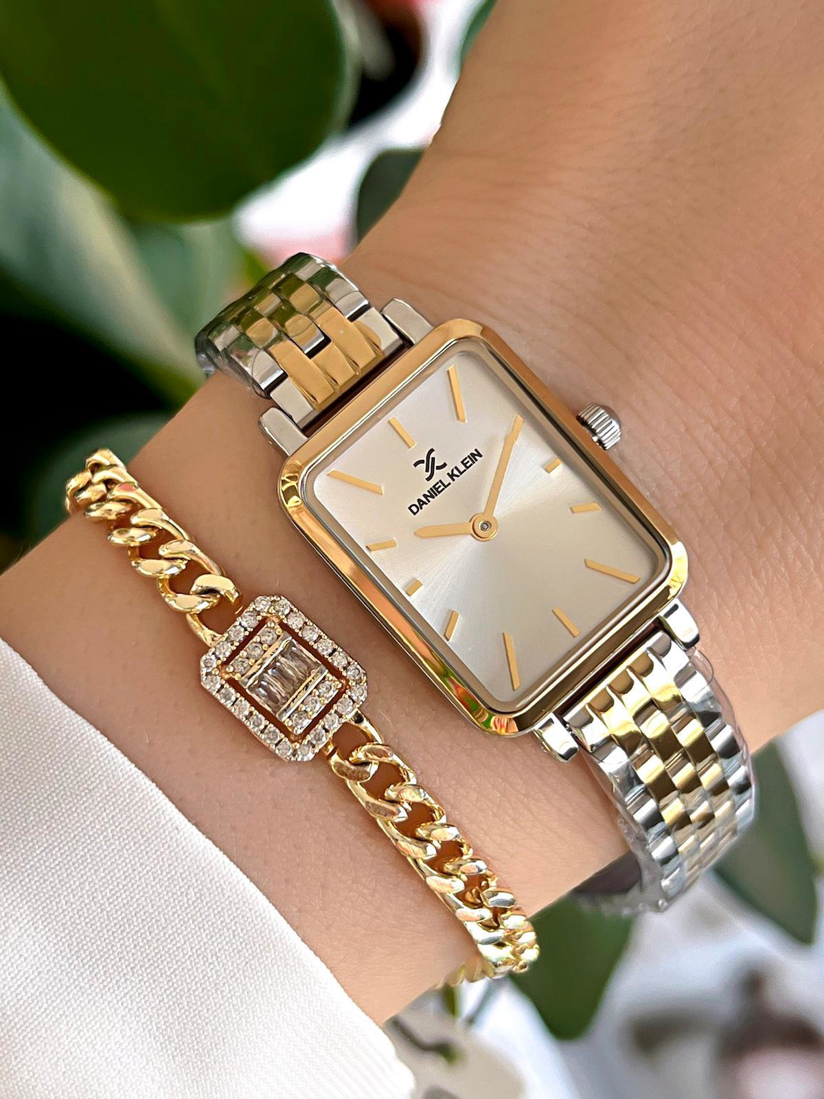 Daniel Klein DK137754 31-34 mm Altın-Gri Çelik Kordon Analog Kadın Kol Saati