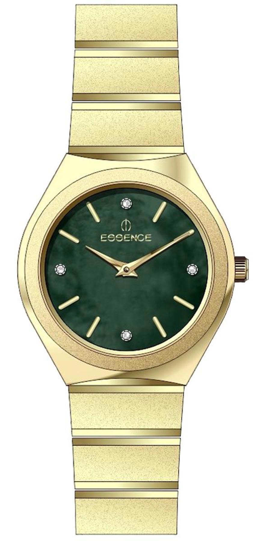 Essence D1145.170 30 mm Altın Çelik Kordon Analog Kadın Kol Saati