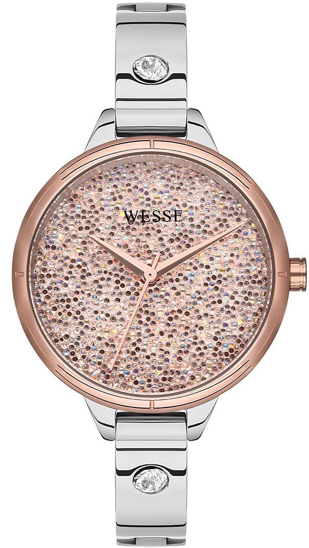 Wesse WWL700803SS 35 mm Gri Çelik Kordon Analog Kadın Kol Saati