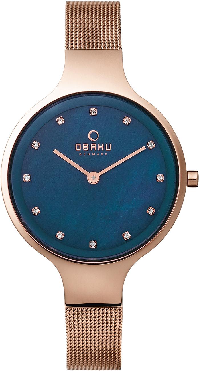 Obaku Denmark V173LXVLMV 32 mm Rose Gold Çelik Kordon Analog Kadın Kol Saati