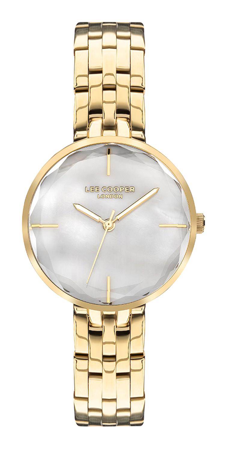 Lee Cooper LC07502.120 40 mm Altın Plastik Kordon Analog Kadın Kol Saati