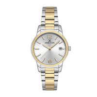 Daniel Klein DK.1.13632.7 Takvimli 35 mm Altın-Gri Çelik Kordon Analog Kadın Kol Saati