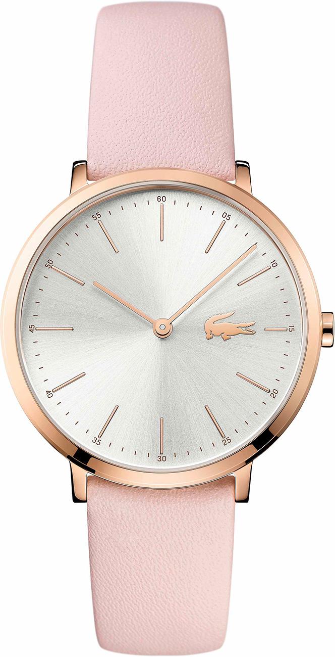 Lacoste LAC2000948 35 mm Pembe Deri Kordon Analog Kadın Kol Saati
