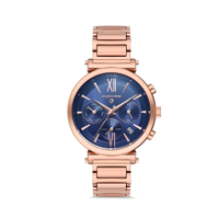 Pacomarine PM.51201.01 40 mm Rose Gold Çelik Kordon Analog Kadın Kol Saati