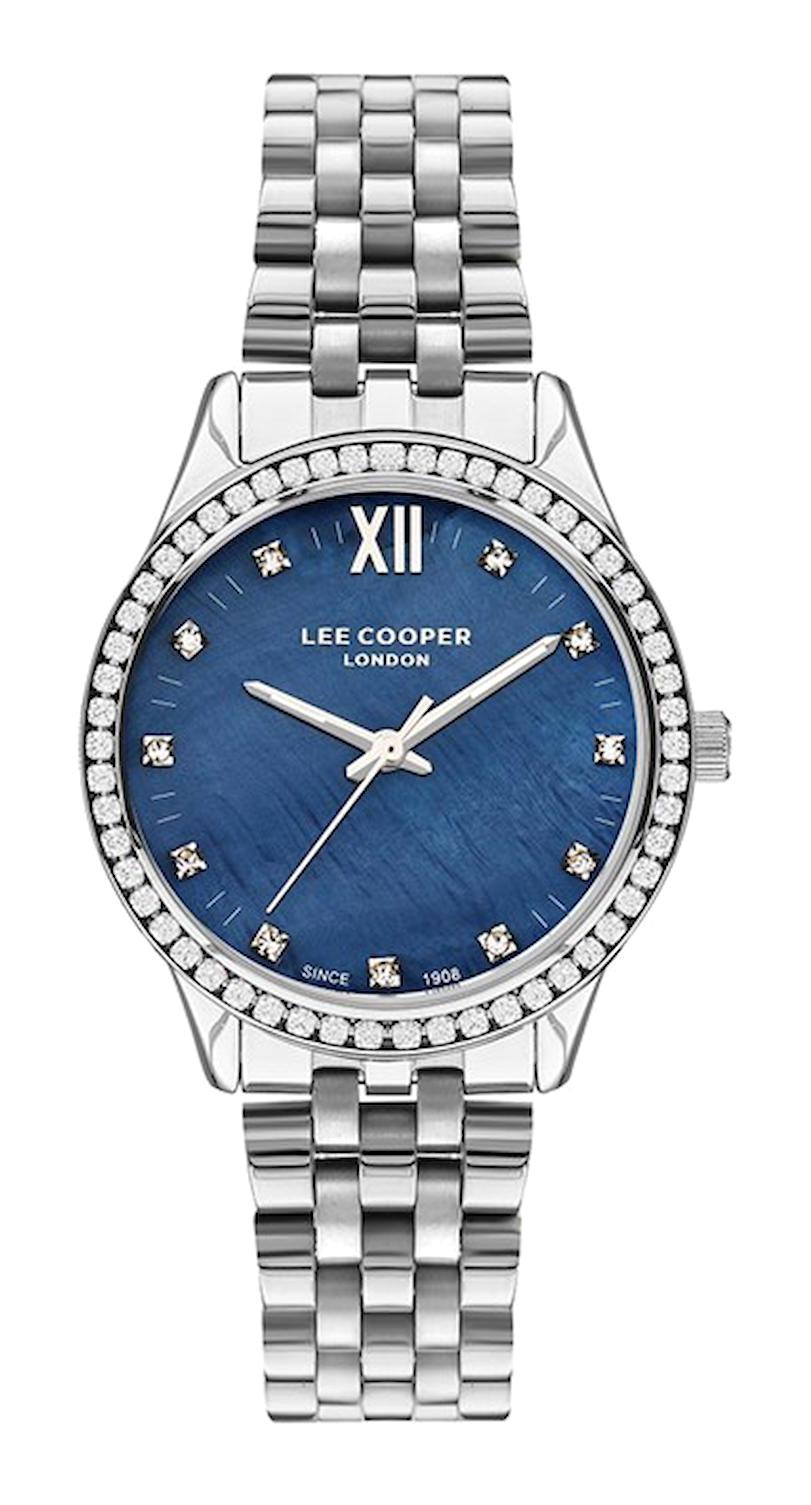 Lee Cooper LC07483.390 40 mm Gri Metal Kordon Analog Kadın Kol Saati