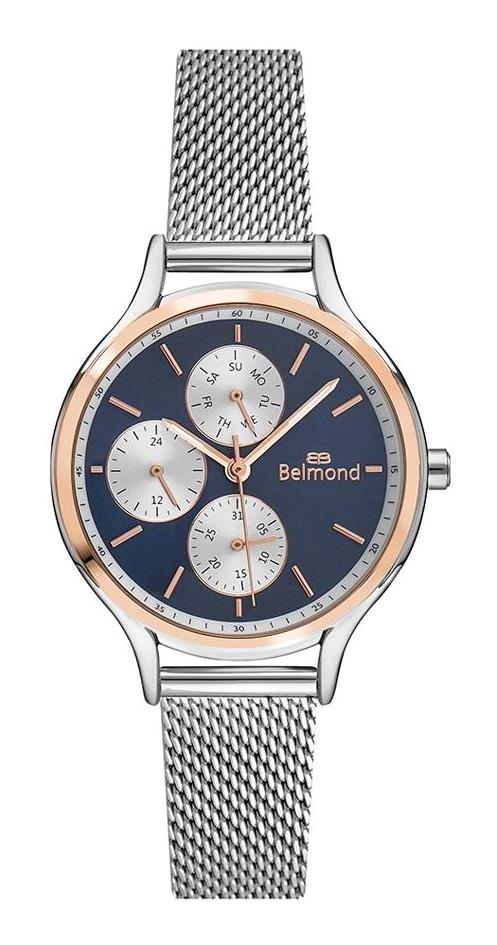 Belmond SRL1013.590 34 mm Gri Çelik Kordon Analog Kadın Kol Saati