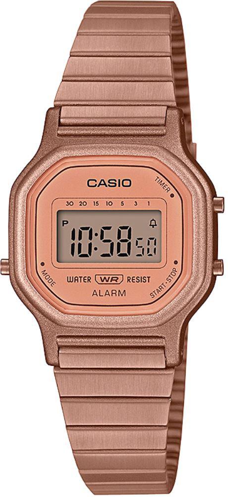 Casio LA-11WR-5ADF 25 mm Rose Gold Çelik Kordon Dijital Kadın Kol Saati