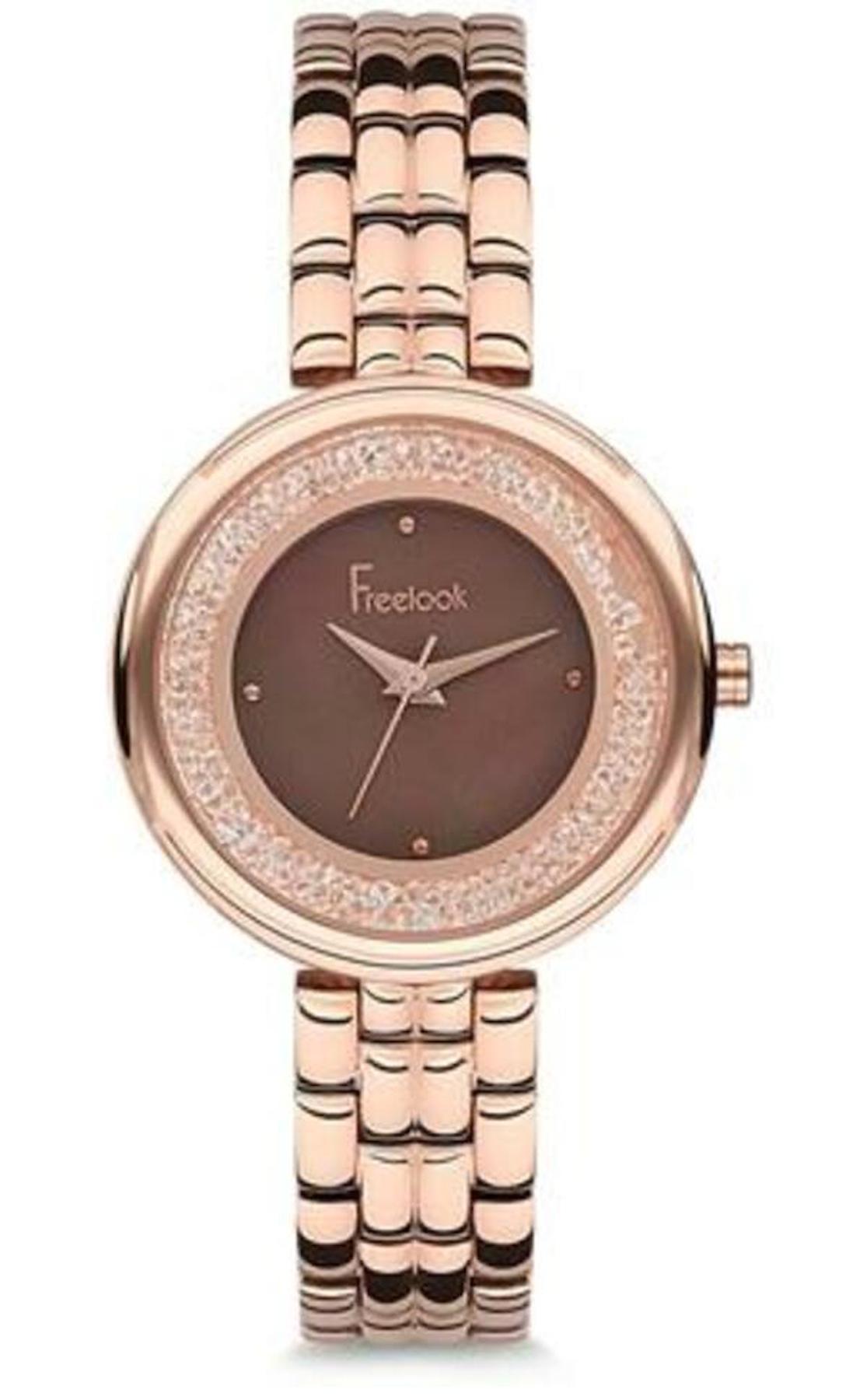 Freelook F.8.1025.05 35 mm Rose Gold Çelik Kordon Analog Kadın Kol Saati