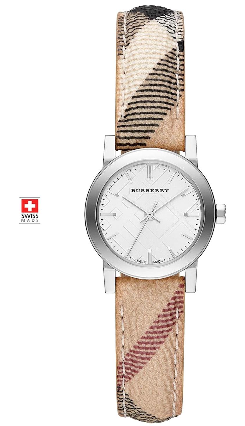Burberry BU9222 26 mm Bej Deri Kordon Analog Kadın Kol Saati