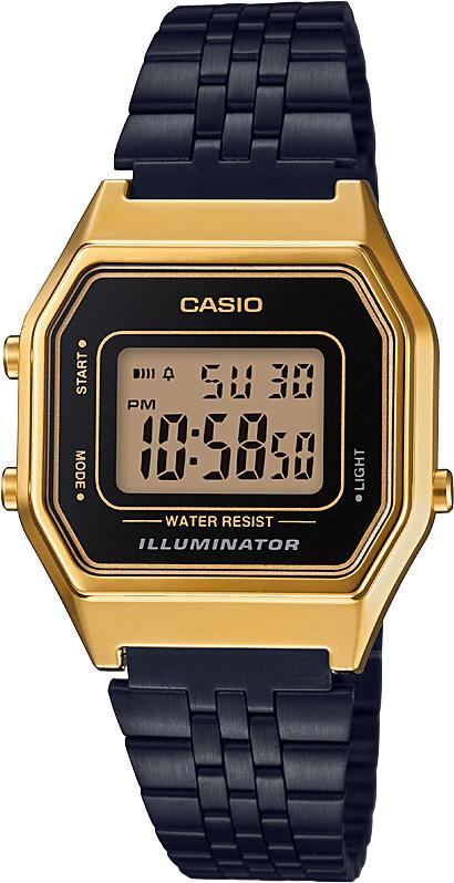 Casio LA680WEGB-1ADF Takvimli 25 mm Siyah Çelik Kordon Analog Kadın Kol Saati