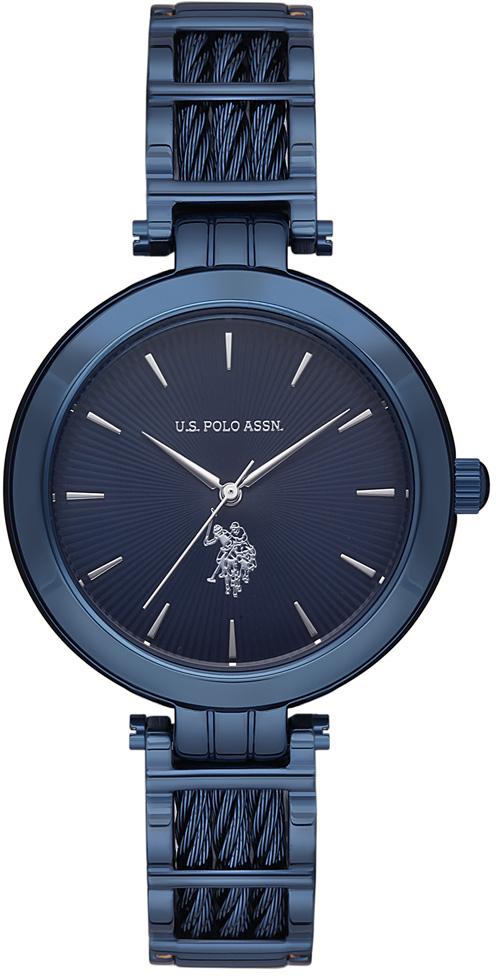 U.S. Polo Assn USPA2008-05 34 mm Lacivert Çelik Kordon Analog Kadın Kol Saati