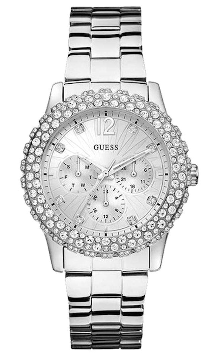 Guess GUW0335L1 38 mm Gri Çelik Kordon Analog Kadın Kol Saati