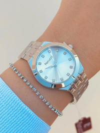 Ferrucci FRC.FT.1.101 34 mm Gri Çelik Kordon Analog Kadın Kol Saati