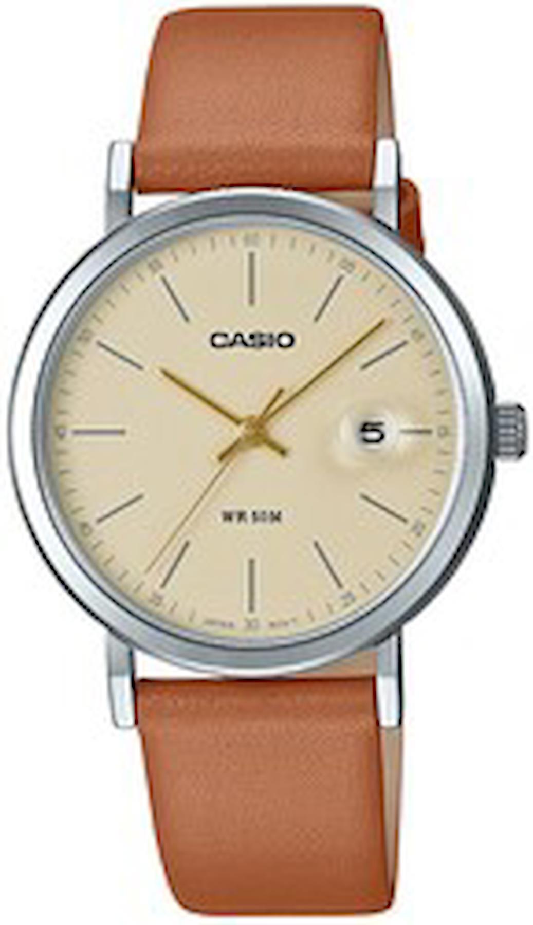 Casio LTP-E175L-5EVDF 30 mm Pembe Çelik Kordon Analog Kadın Kol Saati