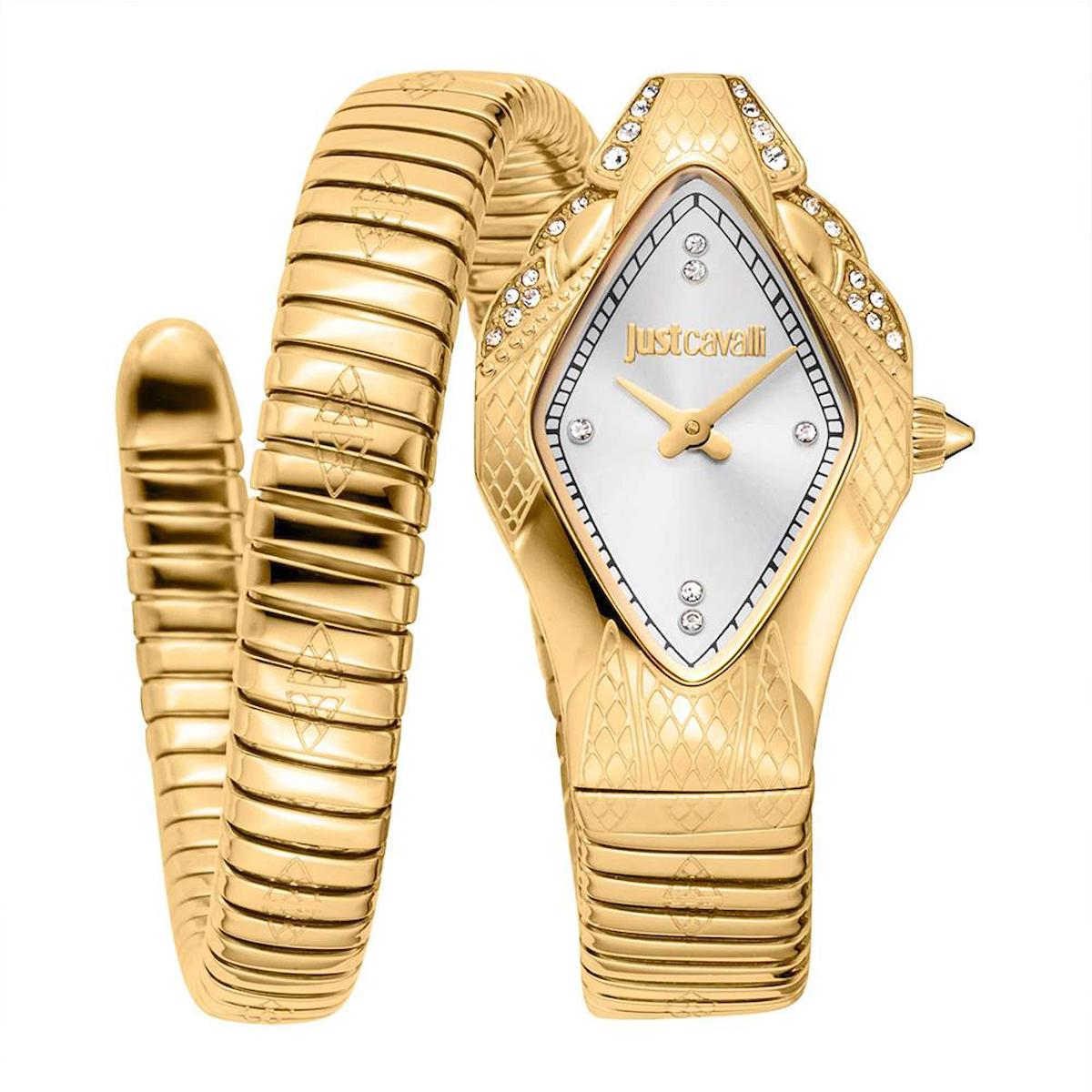 Just Cavalli JC1L306M0035 23 mm Altın Çelik Kordon Analog Kadın Kol Saati