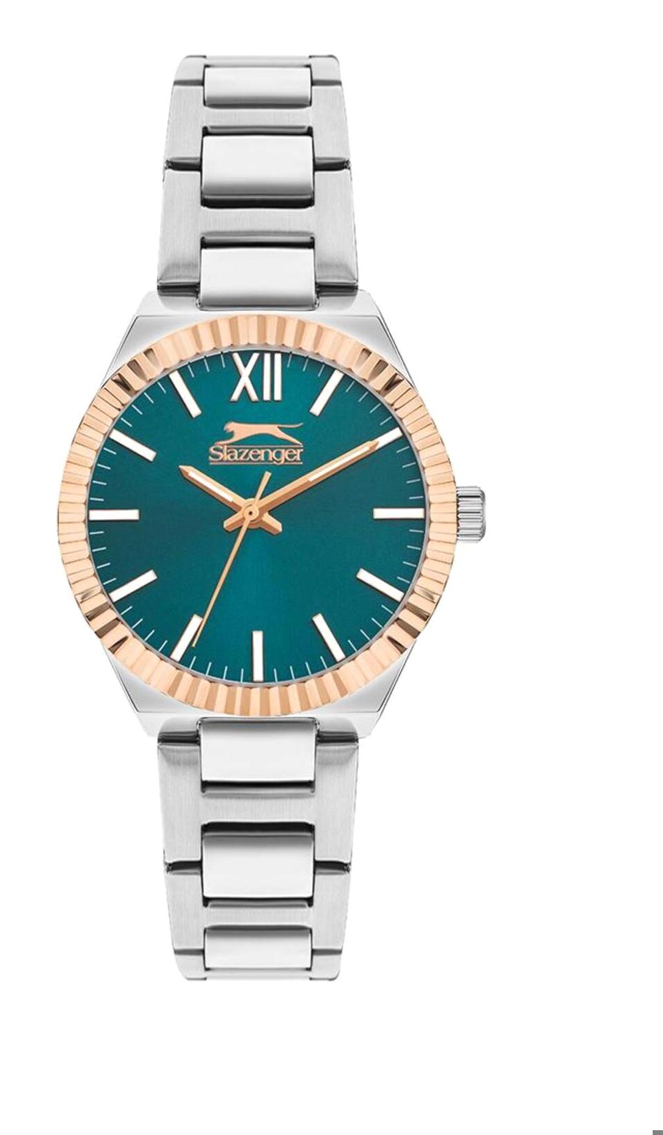 Slazenger SL.09.2304.3.07 35 mm Gri Çelik Kordon Analog Kadın Kol Saati