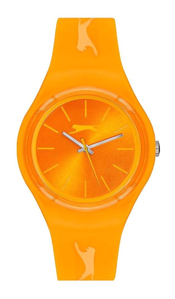 Slazenger SL.09.6570.3.02 35 mm Turuncu Silikon Kordon Analog Kadın Kol Saati