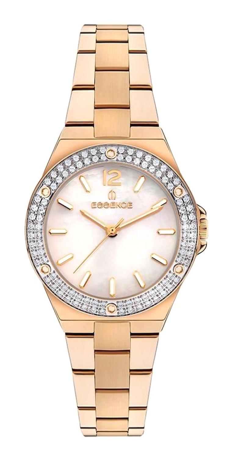 Essence ES6904FE.420 30 mm Altın Çelik Kordon Analog Kadın Kol Saati