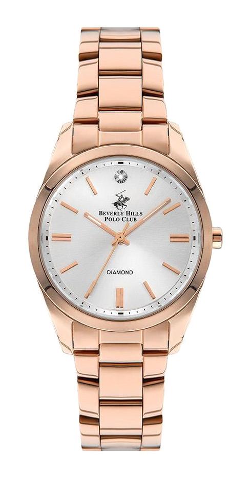 Beverly Hills Polo Club BP3200C.430 35 mm Rose Gold Çelik Kordon Analog Kadın Kol Saati