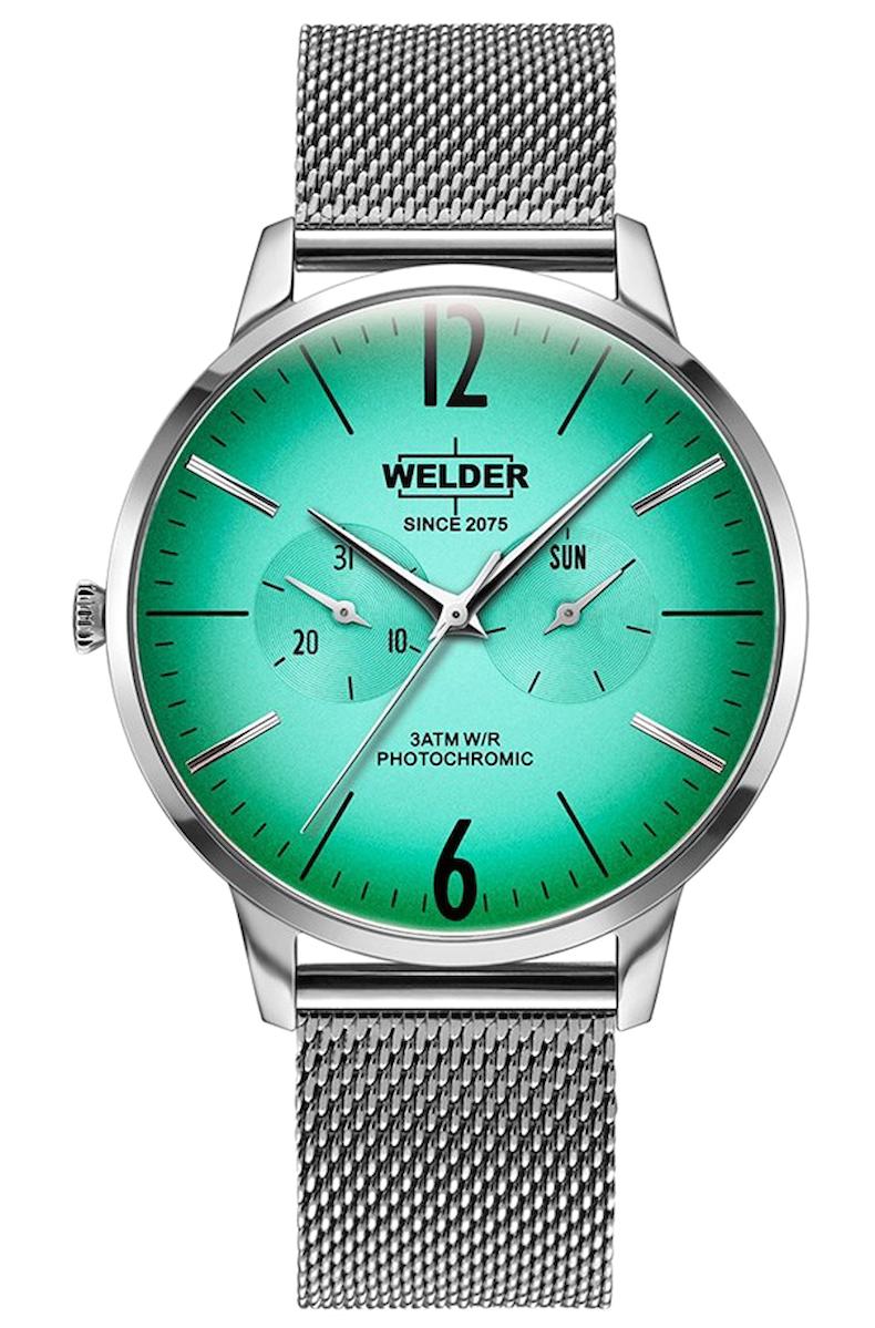 Welder Watch WWRS400 42 mm Gri Silikon Kordon Analog Kadın Kol Saati