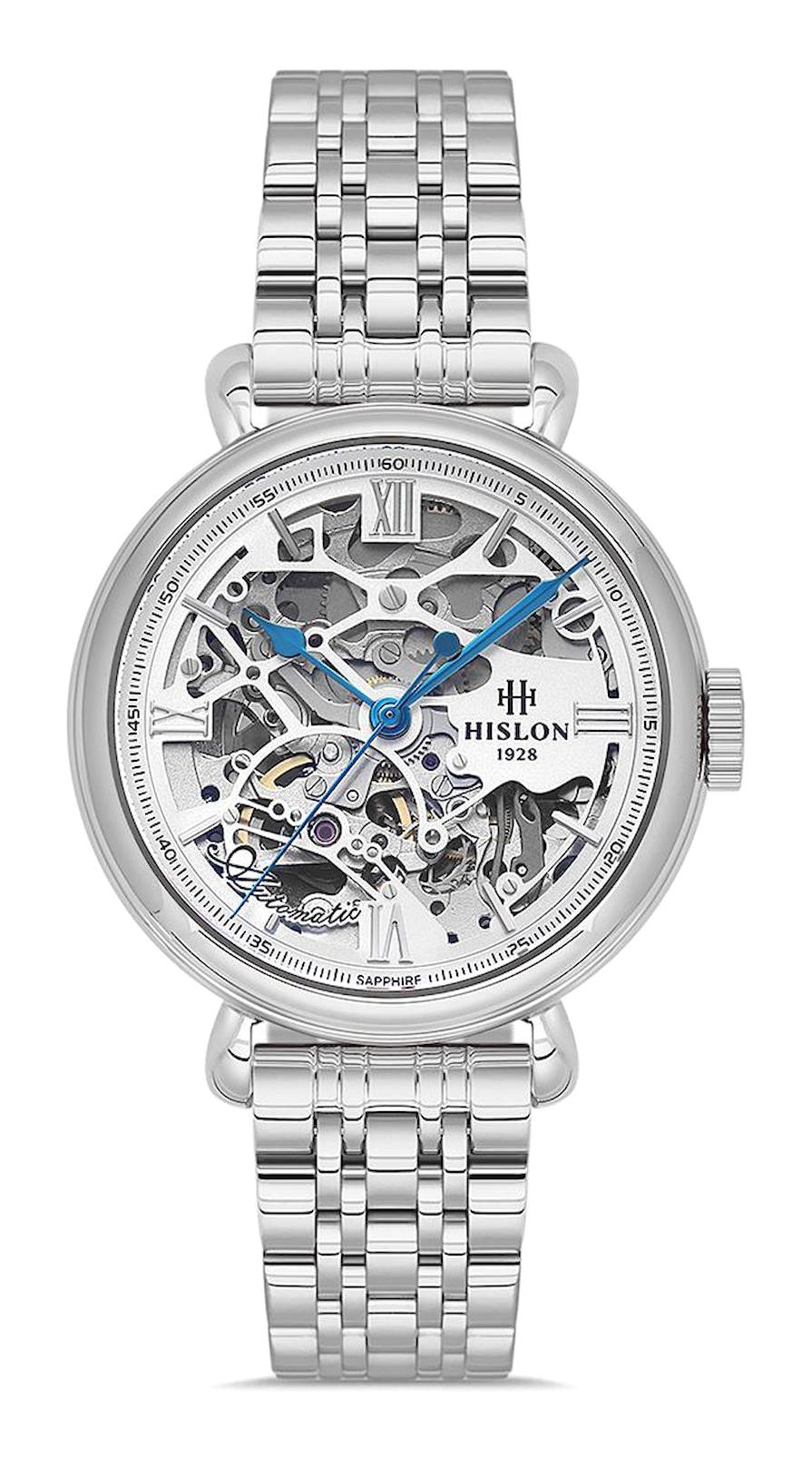 Hislon QD142S-16SS 38 mm Gri Çelik Kordon Analog Kadın Kol Saati